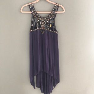 FLASH SALE ! Free People Beaded Top